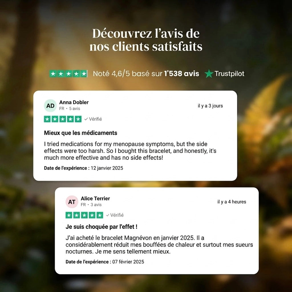 Bracelet MAGNÉVON | Votre Solution Naturelle contre la Ménopause