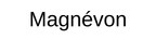 MAGNEVON – Accueil